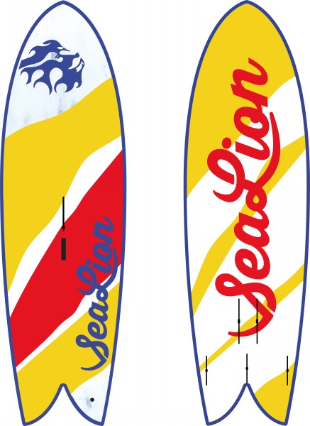 AHD SEALION STRAPPED WINDSURF-SUP-SURF & FOIL>22